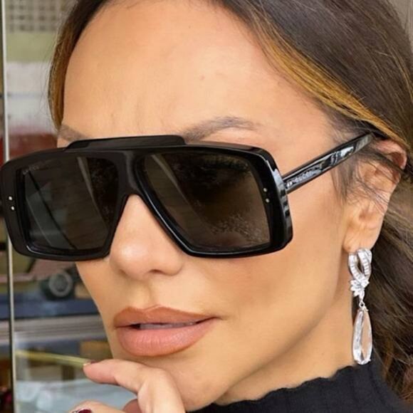 Gucci GG1369S 001 Square Sunglasses - Black\Grey - Picture 3 of 10